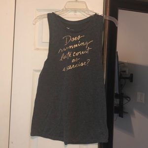 “Does Running late count as Exercise” tank